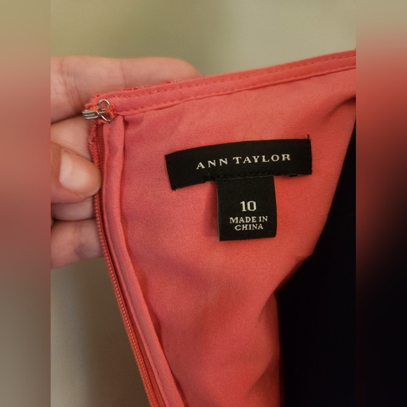 Ann Taylor Pink Laced Dress 10 - Picture 6 of 6